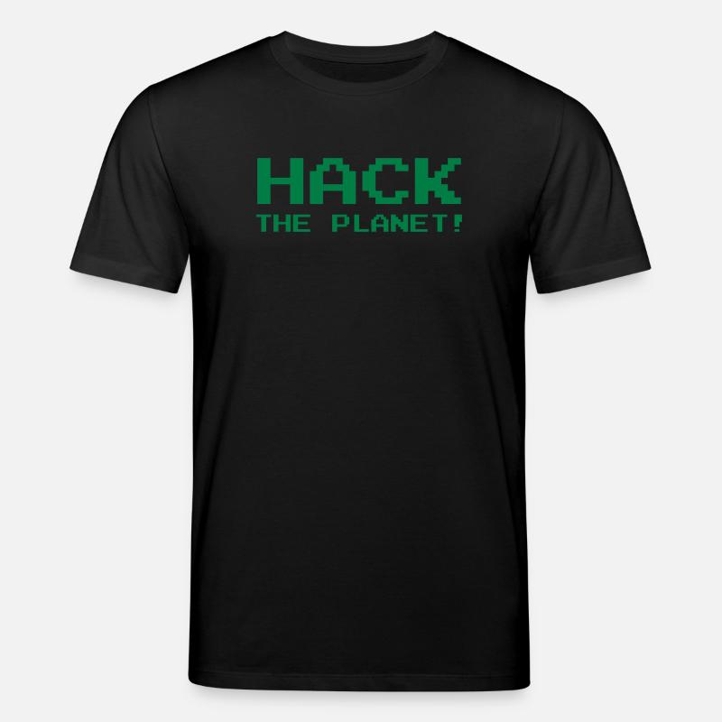 Hack the Planet ! - T-shirt bio CREATOR Stanley/Stella Unisexe - noir
