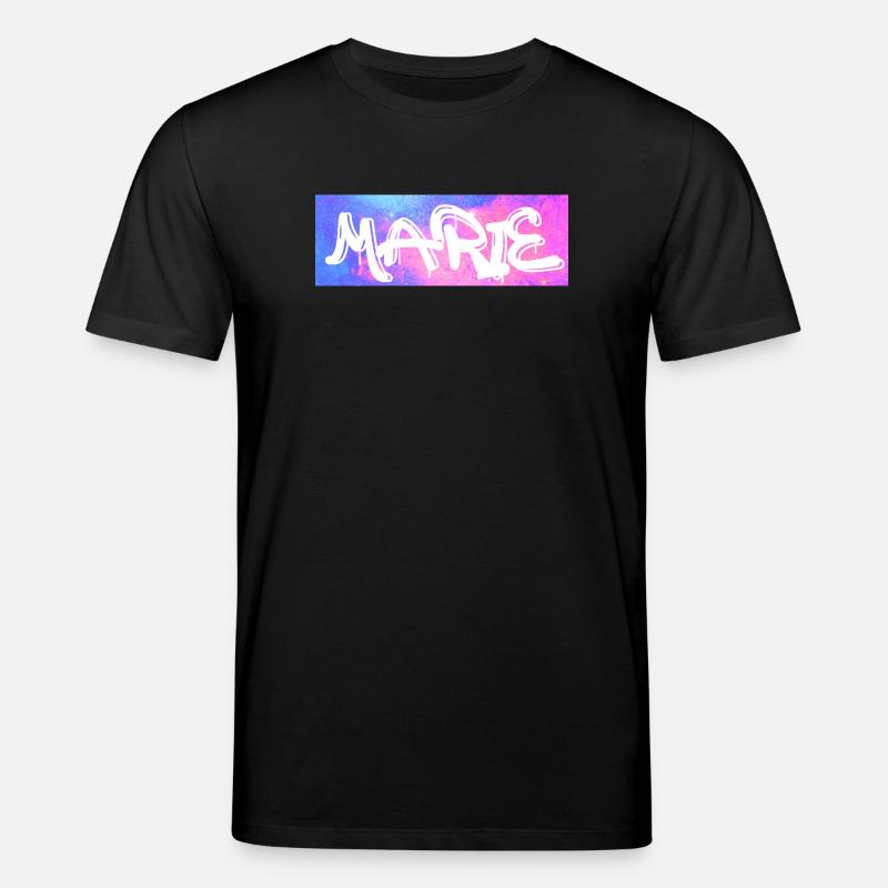 Marie Graffiti Neon Splash - Stanley/Stella Unisex Bio-T-Shirt CREATOR  - Schwarz