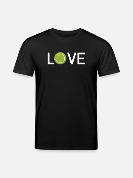 Tennisliebhaber - Stanley/Stella Unisex Bio-T-Shirt CREATOR - Schwarz