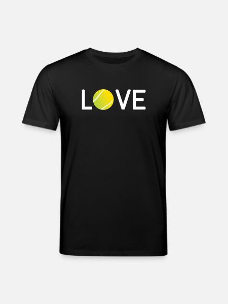 Tennis Lover - Stanley/Stella CREATOR Unisex Organic T-Shirt - black