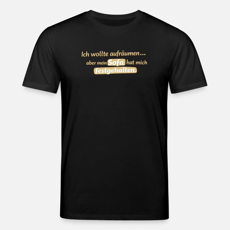 Chaînes de canapé : Refus de ranger - T-shirt bio CREATOR Stanley/Stella Unisexe - noir