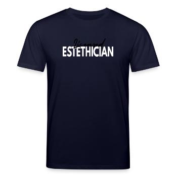 Esthéticienne agréée Maquilleuse Beauty Skin - T-shirt bio CREATOR Stanley/Stella Unisexe - marine - Devant