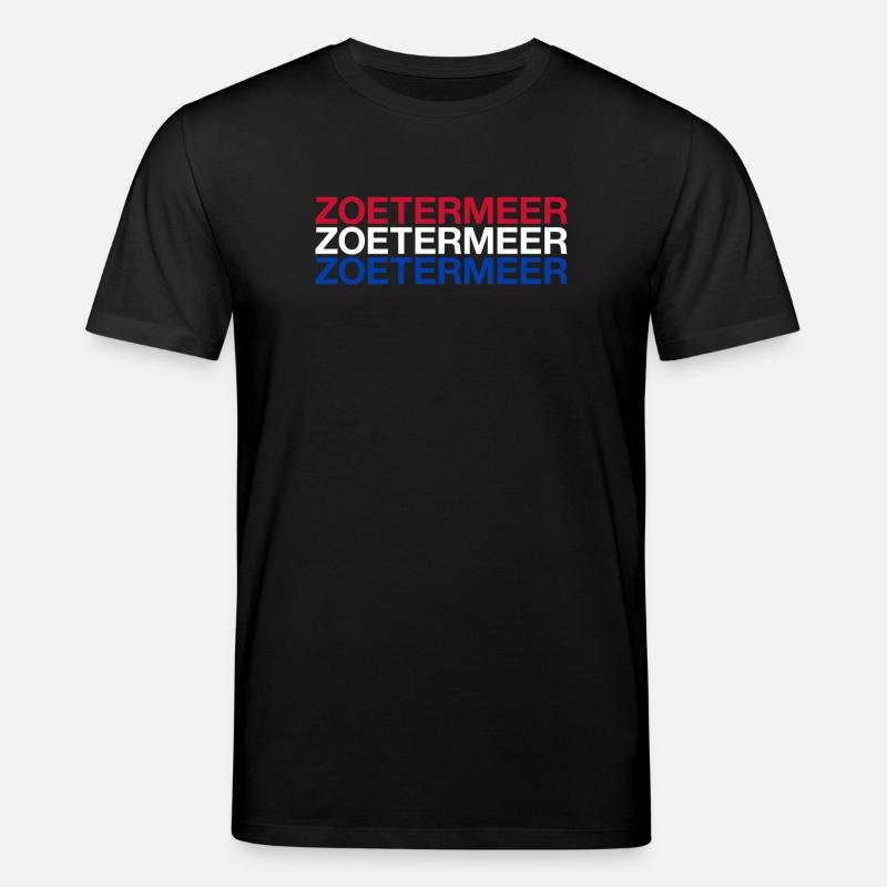 ZOETERMEER Netherlands Netherlands Flag - Stanley/Stella CREATOR Unisex Organic T-Shirt - black