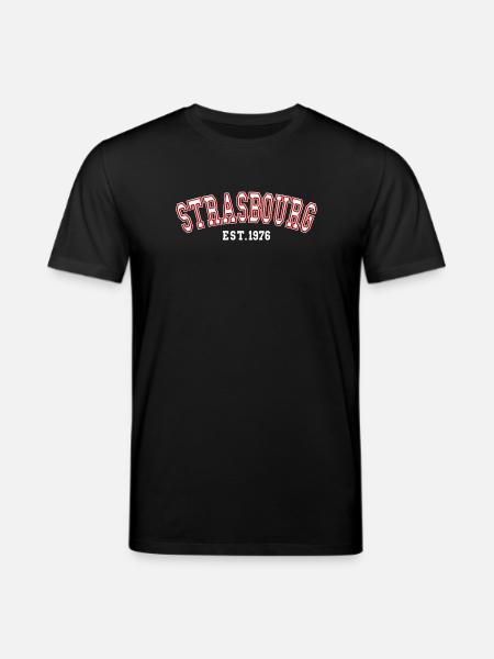 Strasbourg Est. 1976 - Stanley/Stella CREATOR Unisex Organic T-Shirt - black