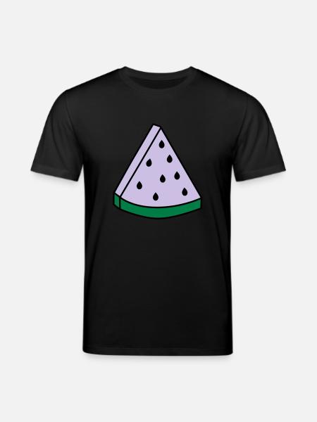 watermelon - Stanley/Stella CREATOR Unisex Organic T-Shirt - black