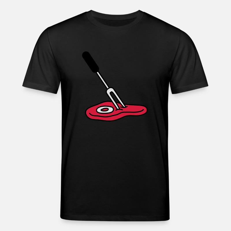 Barbecue Fork And Steak - T-shirt bio CREATOR Stanley/Stella Unisexe - noir