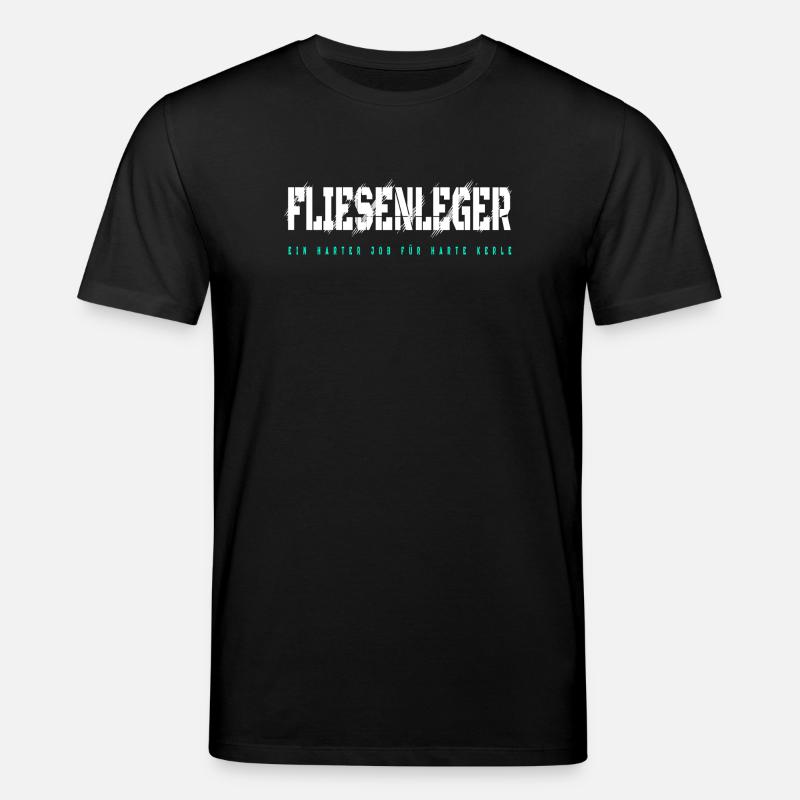Fliesenleger Design - Stanley/Stella Unisex Bio-T-Shirt CREATOR  - Schwarz