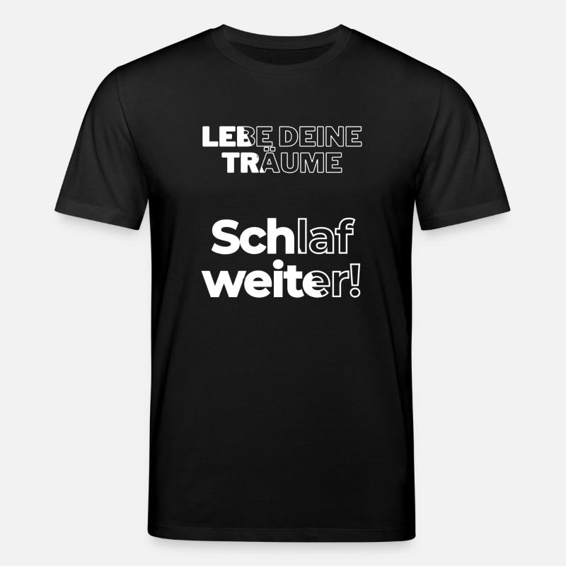 Dormez sur - T-shirt bio CREATOR Stanley/Stella Unisexe - noir