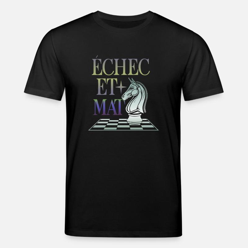 Echec et Mat - T-shirt bio CREATOR Stanley/Stella Unisexe - noir