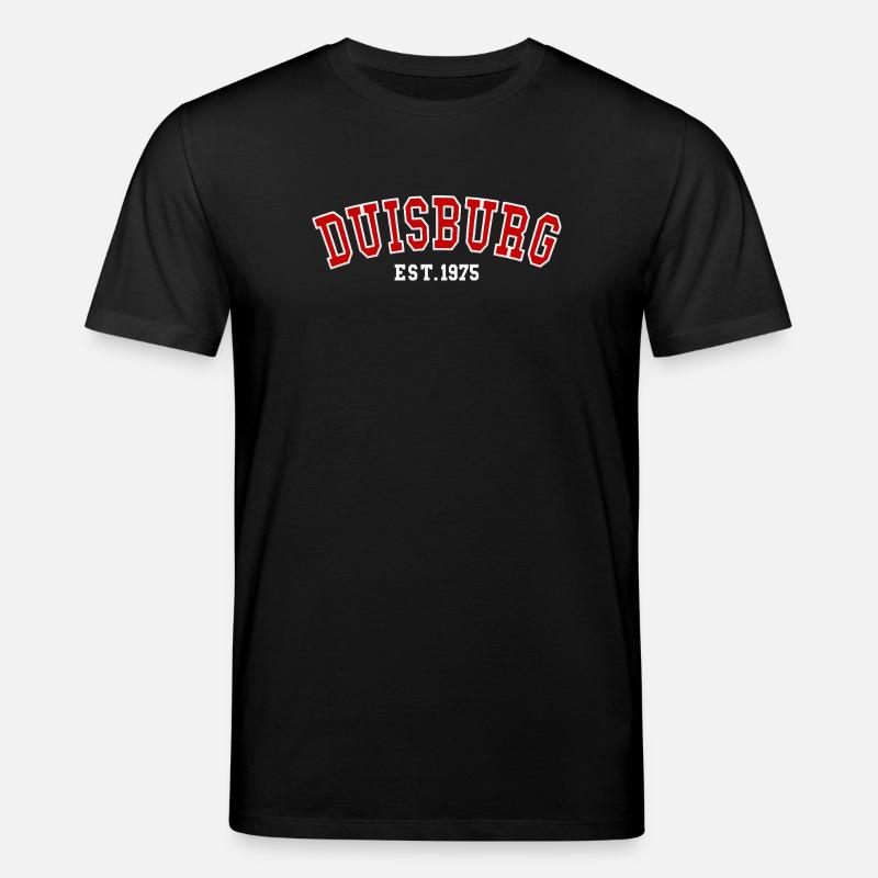 Duisburg Est. 1975 - T-shirt bio CREATOR Stanley/Stella Unisexe - noir