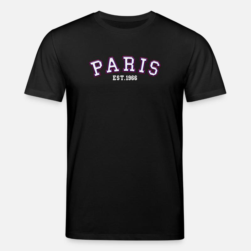 Paris Est. 1966 - Stanley/Stella CREATOR Unisex Organic T-Shirt - black