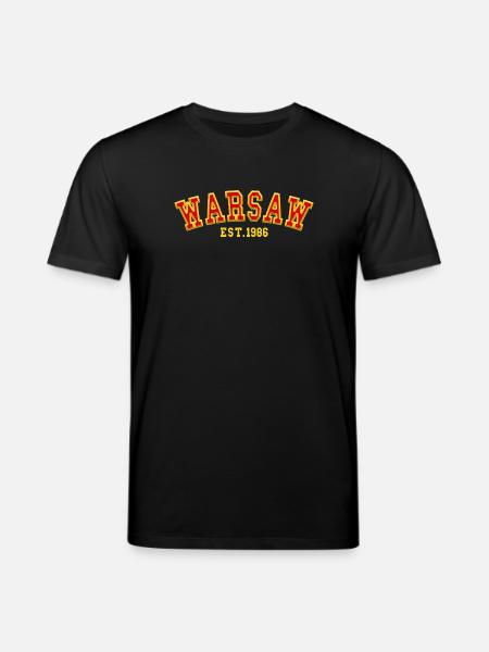 Varsovie fondée en 1986 - T-shirt bio CREATOR Stanley/Stella Unisexe - noir