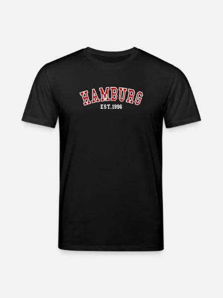 Hamburg Est. 1996 - Stanley/Stella CREATOR Unisex Organic T-Shirt - black