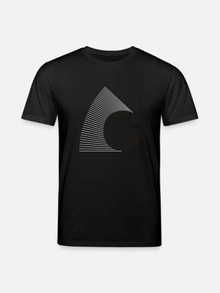 strahlen_typo_G - Stanley/Stella Unisex Bio-T-Shirt CREATOR  - Schwarz