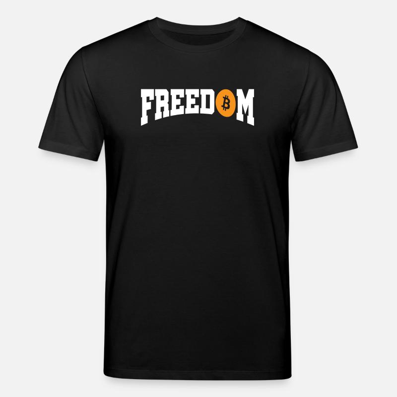 Freedom Bitcoin - Stanley/Stella Unisex Bio-T-Shirt CREATOR - Schwarz