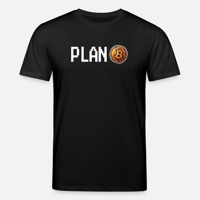 Plan Bitcoin Retro Pixel - Stanley/Stella Unisex Bio-T-Shirt CREATOR - Schwarz