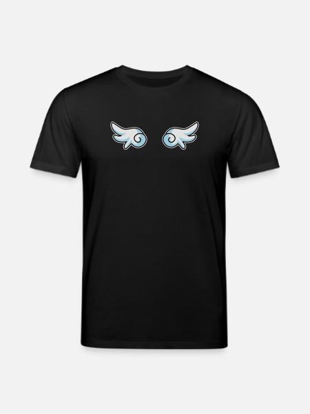 Angel wings - Stanley/Stella CREATOR Unisex Organic T-Shirt - black