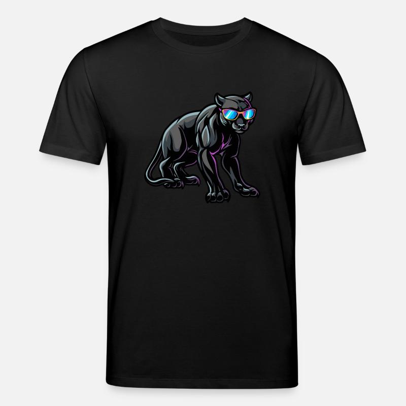 Panther Cool Tier - Stanley/Stella Unisex Bio-T-Shirt CREATOR  - Schwarz