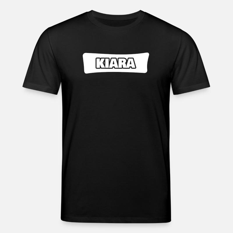 Kiara als Name - Stanley/Stella Unisex Bio-T-Shirt CREATOR  - Schwarz