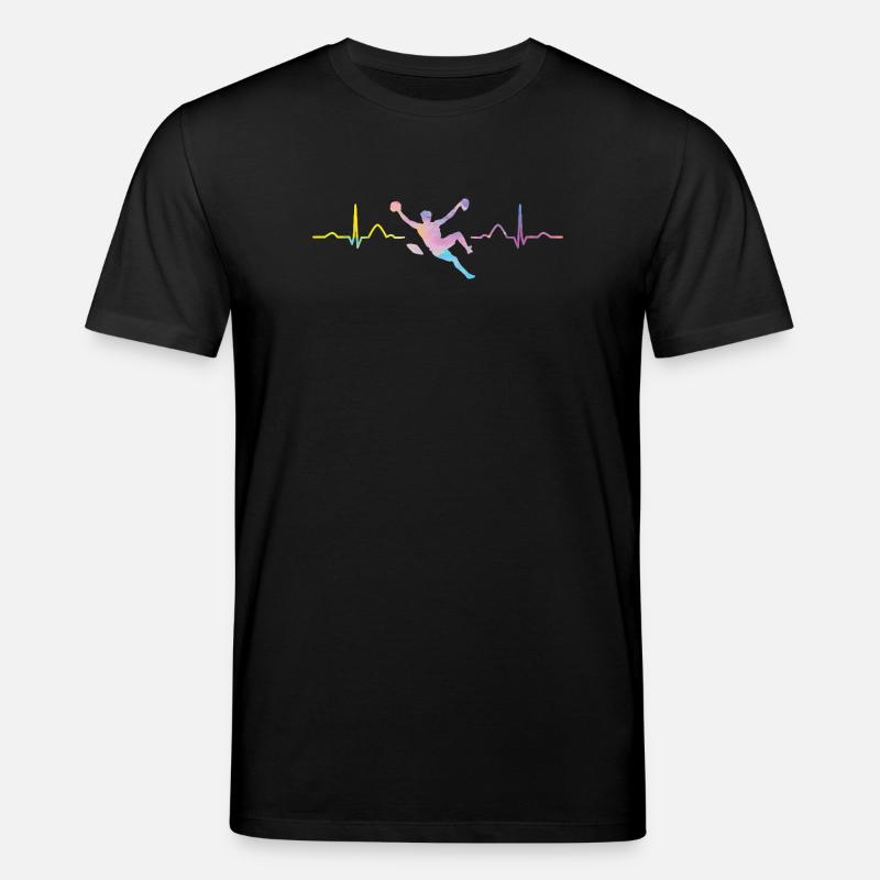 Boulderer Herzschlag Boulder Bouldern - Stanley/Stella Unisex Bio-T-Shirt CREATOR  - Schwarz