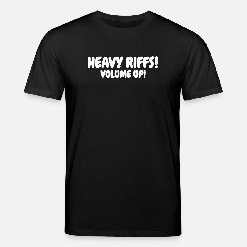 Riffs lourds Volume élevé - T-shirt bio CREATOR Stanley/Stella Unisexe - noir