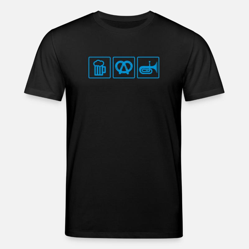 blasmusik bier - Stanley/Stella Unisex Bio-T-Shirt CREATOR  - Schwarz