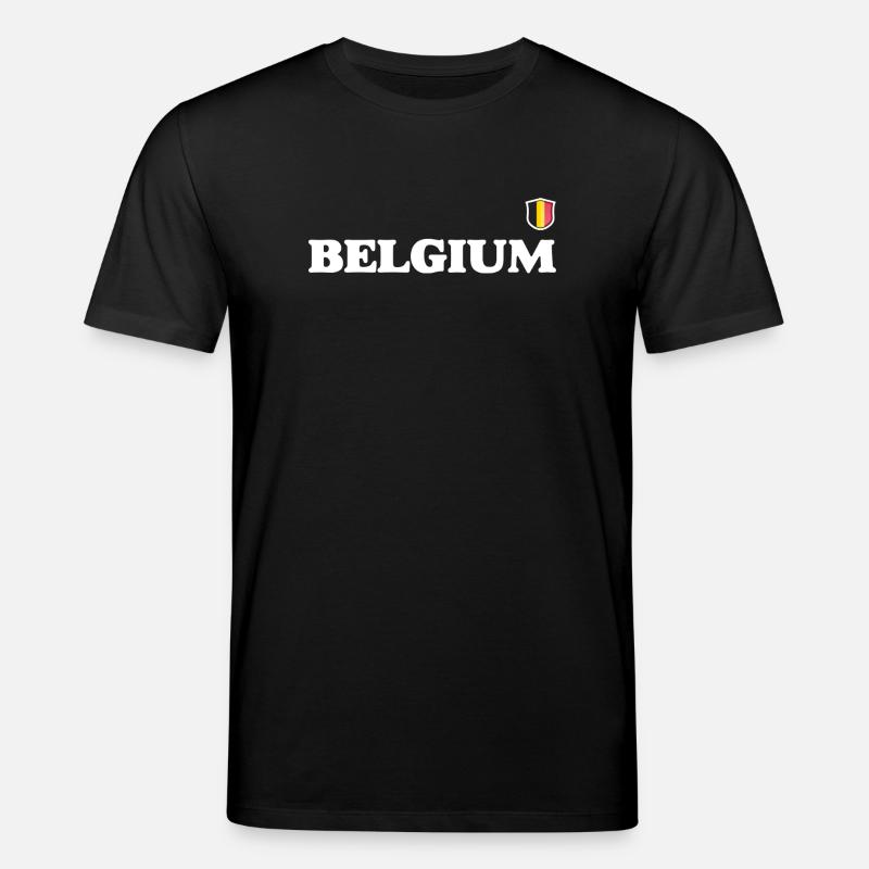 Drapeau de la Belgique - T-shirt bio CREATOR Stanley/Stella Unisexe - noir