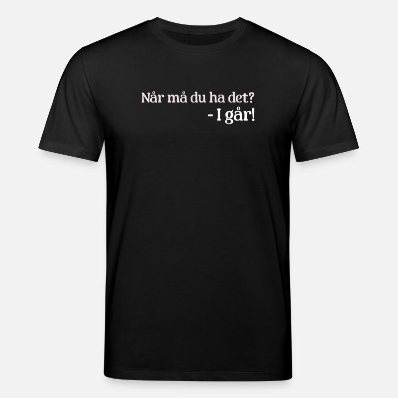 Gestern - Stanley/Stella Unisex Bio-T-Shirt CREATOR  - Schwarz