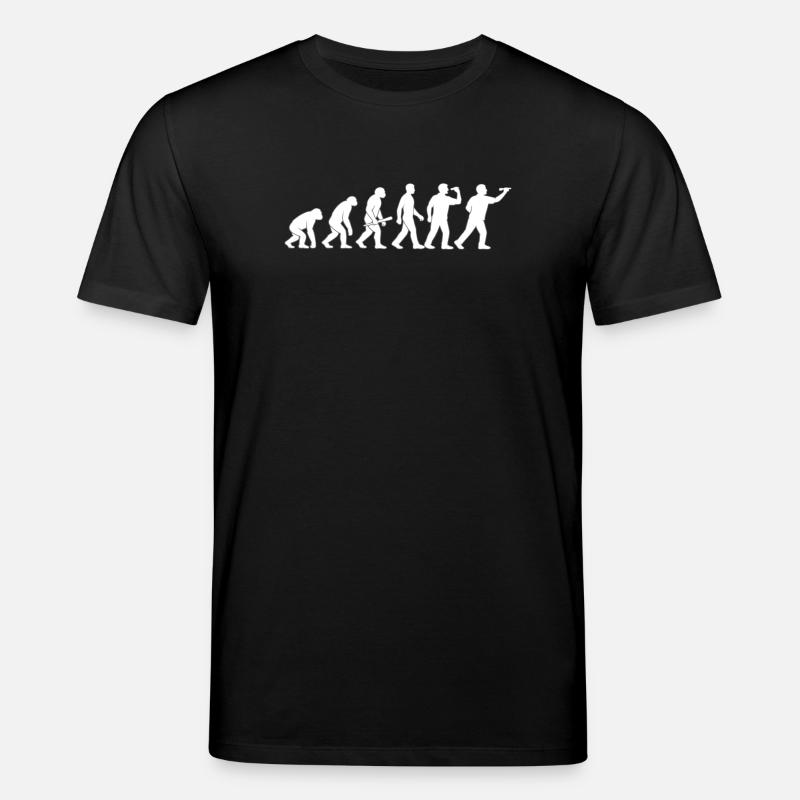 Evolution der Technik - Stanley/Stella Unisex Bio-T-Shirt CREATOR  - Schwarz