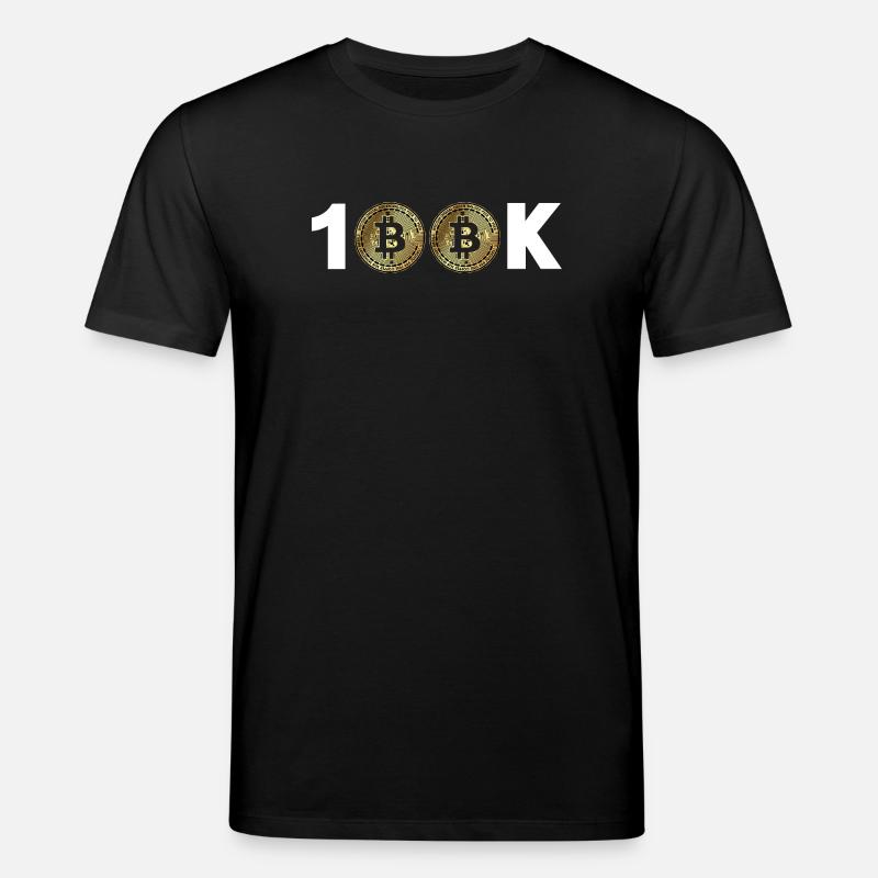 Bitcoin Bitcoin BTC 100k Kryptowährung - Stanley/Stella Unisex Bio-T-Shirt CREATOR  - Schwarz
