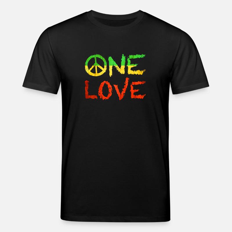 One Love - Stanley/Stella Unisex Bio-T-Shirt CREATOR - Schwarz