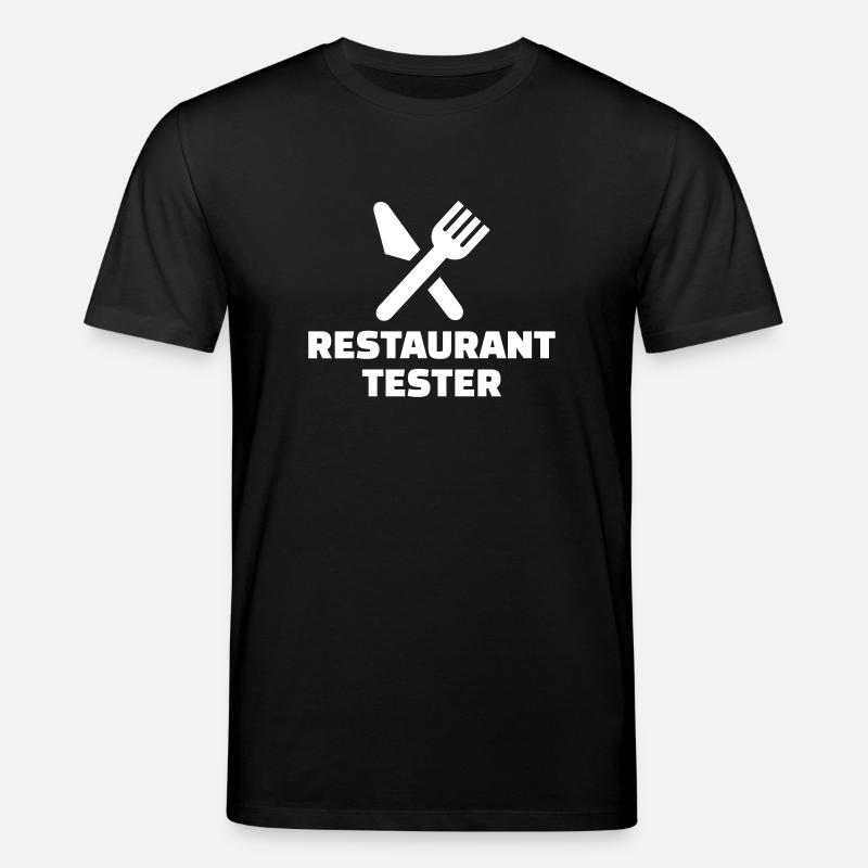 Restaurant tester - T-shirt bio CREATOR Stanley/Stella Unisexe - noir