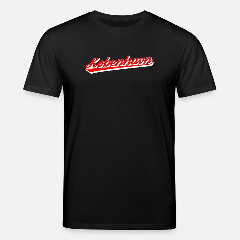 København Script Retro Logo - T-shirt bio CREATOR Stanley/Stella Unisexe - noir