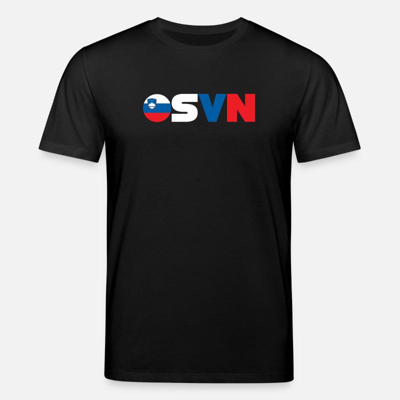 Slowenien - Stanley/Stella Unisex Bio-T-Shirt CREATOR  - Schwarz