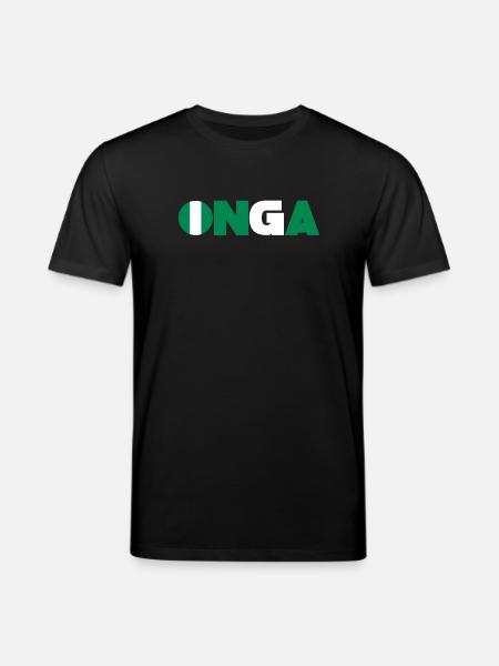 Nigeria - Stanley/Stella CREATOR Unisex Organic T-Shirt - black