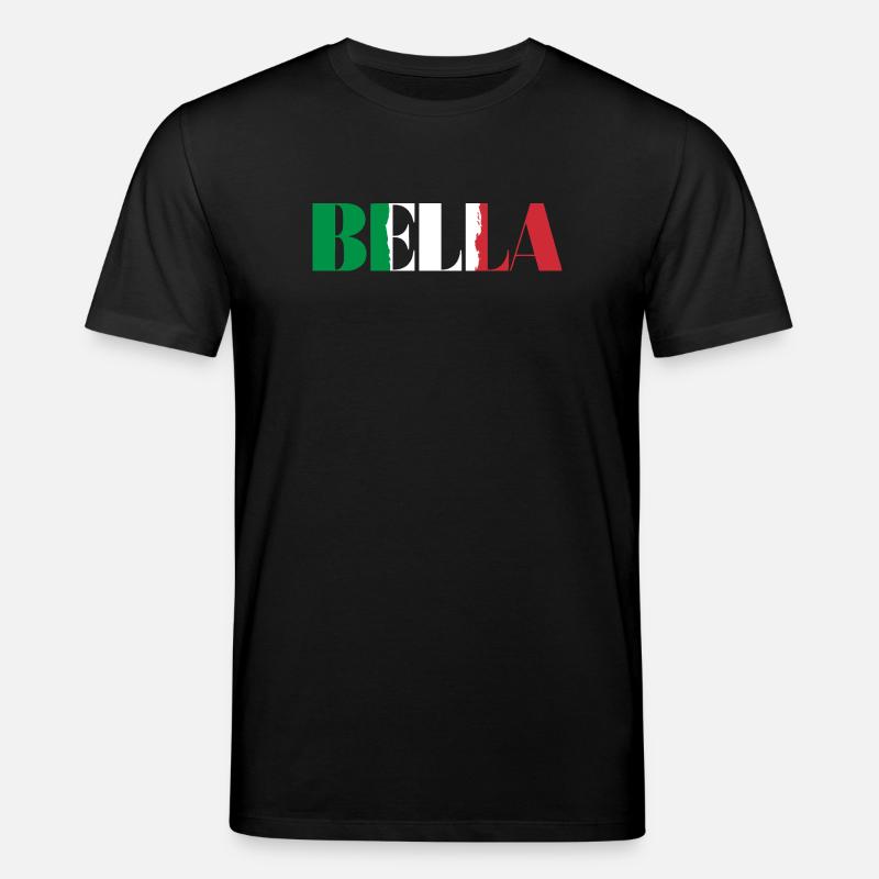 Bella Italia - Stanley/Stella Unisex Bio-T-Shirt CREATOR  - Schwarz
