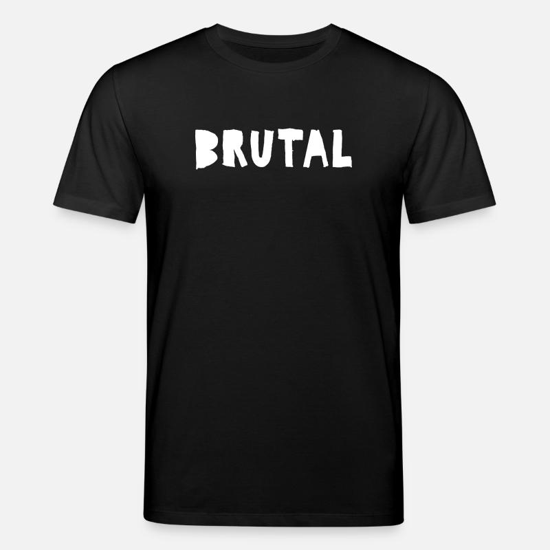 Brutal Distressed Bold Logo-Design - Stanley/Stella Unisex Bio-T-Shirt CREATOR  - Schwarz