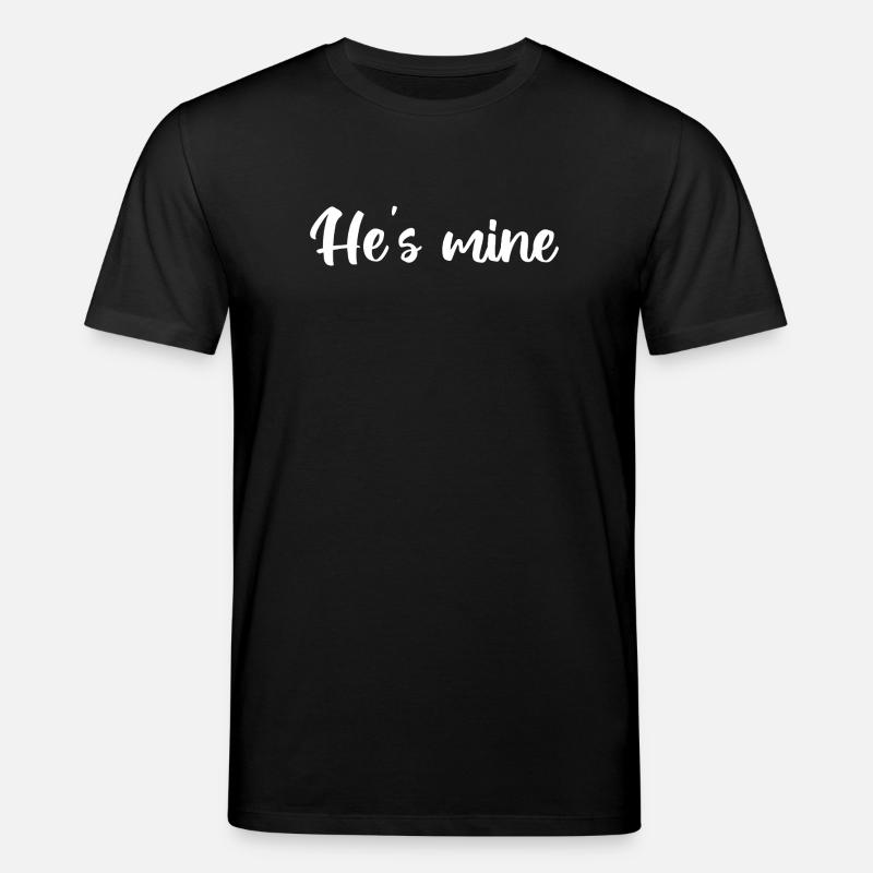 He_s-Mine-Design - Stanley/Stella Unisex Bio-T-Shirt CREATOR  - Schwarz