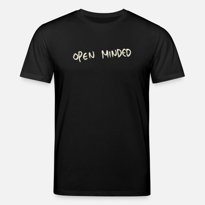 Open minded - Stanley/Stella Unisex Bio-T-Shirt CREATOR  - Schwarz