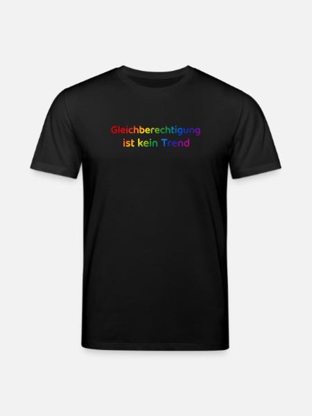 Equality is not a trend rainbow - Stanley/Stella CREATOR Unisex Organic T-Shirt - black
