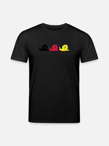 Snail - Stanley/Stella CREATOR Unisex Organic T-Shirt - black