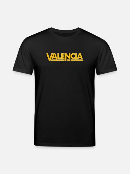 Valence Espagne Jaune - T-shirt bio CREATOR Stanley/Stella Unisexe - noir