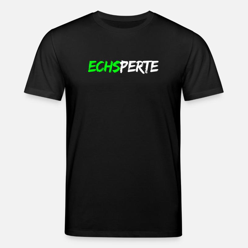 Echsperte - Experte, lustiger Wortwitz - Stanley/Stella Unisex Bio-T-Shirt CREATOR - Schwarz