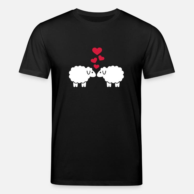 Schaf - Stanley/Stella Unisex Bio-T-Shirt CREATOR  - Schwarz