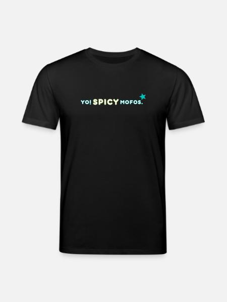 Yo! Spicy. | Retro Streetwear Statement - Stanley/Stella CREATOR Unisex Organic T-Shirt - black