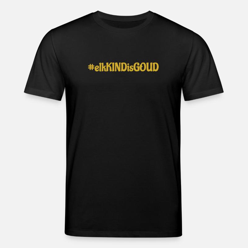 #elkKINDisGOUD - Stanley/Stella Unisex Bio-T-Shirt CREATOR  - Schwarz