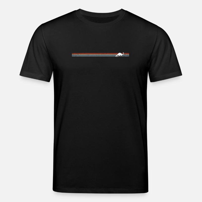 Retro Brontosaurus - Stanley/Stella Unisex Bio-T-Shirt CREATOR  - Schwarz