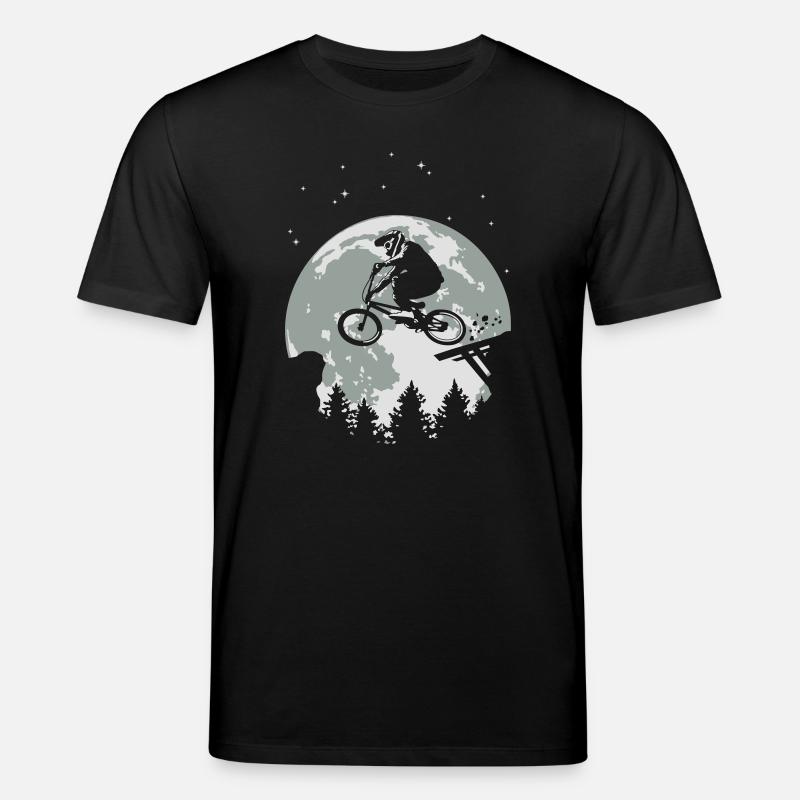 Full moon and BMX flex - T-shirt bio CREATOR Stanley/Stella Unisexe - noir