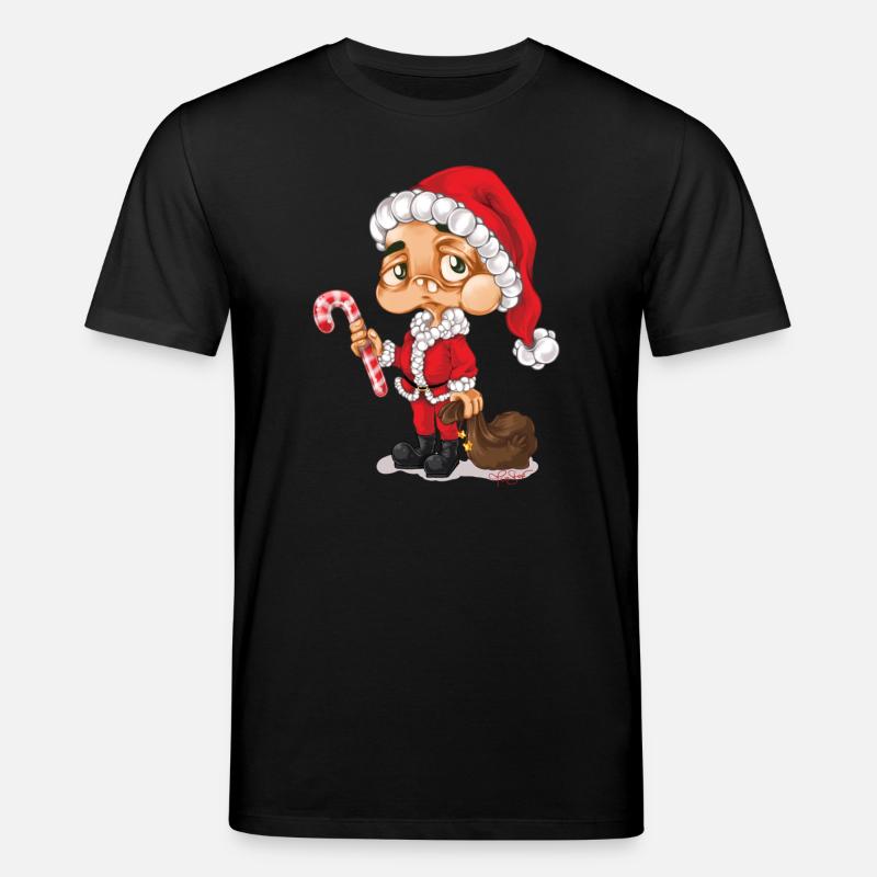 Weihnachtsmann Nikolaus Santa - Stanley/Stella Unisex Bio-T-Shirt CREATOR  - Schwarz