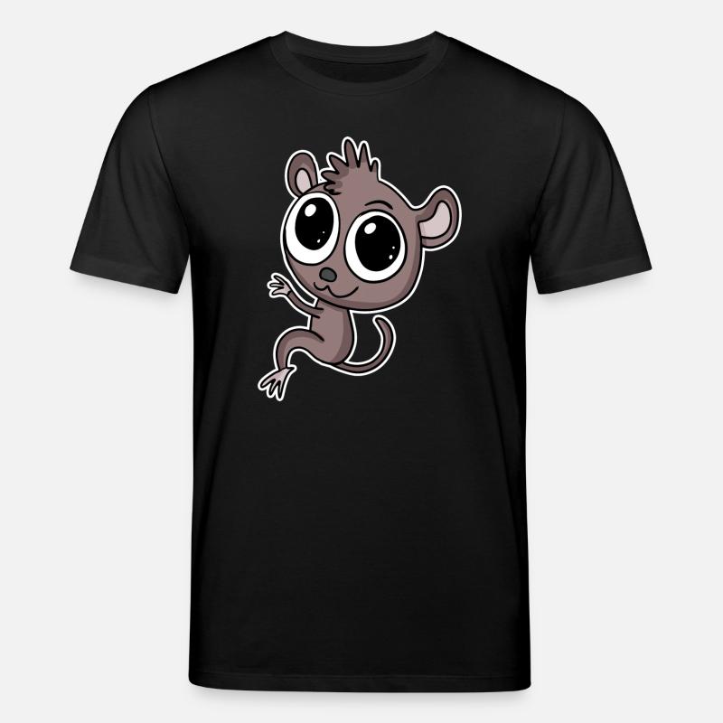 Koboldmaki Koboldmakis Primat - Stanley/Stella Unisex Bio-T-Shirt CREATOR - Schwarz